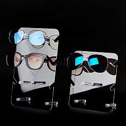 2 Sets 2 Styles Transparent Acrylic Sunglasses Display Stands&nbsp;ODIS-NB0001-29