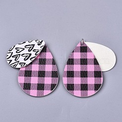 PU Leather Big Pendants&nbsp;FIND-R084-10B
