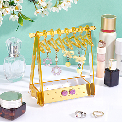 1 Set Coat Hanger Shaped Acrylic Earring Display Stands&nbsp;EDIS-PH0001-90B