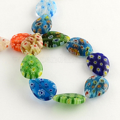 Handmade Millefiori Glass Beads Strands&nbsp;X-LK-R004-08