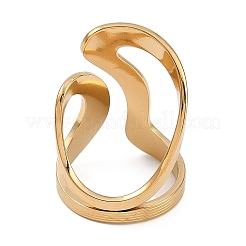 304 Stainless Steel Rings for Women&nbsp;RJEW-A049-02B-G