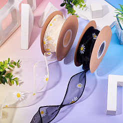 2 Rolls 2 Colors Polyester Ribbon&nbsp;OCOR-TA0003-16