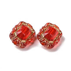 Transparent Acrylic Beads&nbsp;X-OACR-E015-11