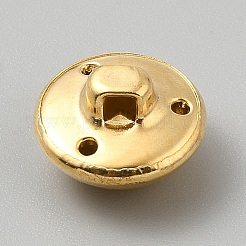 1-Hole Zinc Alloy Shank Buttons&nbsp;BUTT-WH0028-119A-G