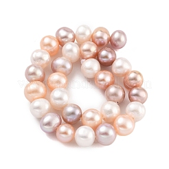 Natural Cultured Freshwater Pearl Beads Strands&nbsp;PEAR-C003-12J