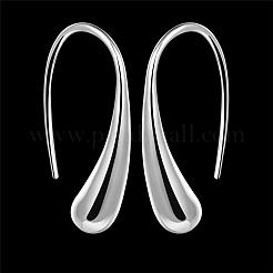 Silver Color Plated Brass Dangle Earrings&nbsp;EJEW-BB11917