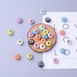 Handmade Porcelain European Beads&nbsp;OPDL-JP0001-02