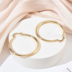 Brass Hoop Earrings for Women&nbsp;KK-CBA4112-01G