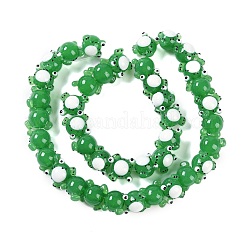 Handmade Lampwork Beads Strands&nbsp;LAMP-P066-07F
