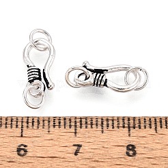 925 Sterling Silver Hook Clasps&nbsp;STER-N016-62AS
