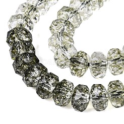 Crackle Transparent Glass Beads Strands&nbsp;GLAA-N068-03A-02