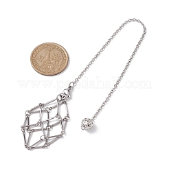 Tarnish Resistant 201 Stainless Steel Pouch Dowsing Pendulums&nbsp;PALLOY-JF02505-03