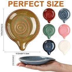 Round Ceramic Utensil Rest&nbsp;PR-FZCA307-02