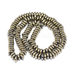 Electroplate Non-magnetic Synthetic Hematite Beads Strands&nbsp;G-T061-42H