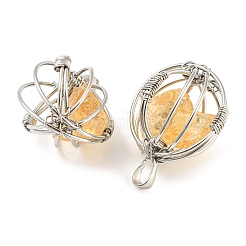Natural Citrine Pendants&nbsp;G-H293-03P-01