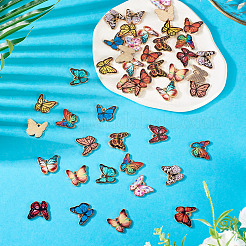 48Pcs 12 Colors Alloy Enamel Pendants&nbsp;FIND-TA0007-97