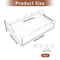 1Bag Acrylic Napkin Storage Box&nbsp;DIY-GL0006-18