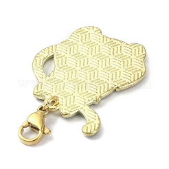 Halloween Theme Cat Alloy Enamel Pendant Decorations&nbsp;HJEW-JM01135
