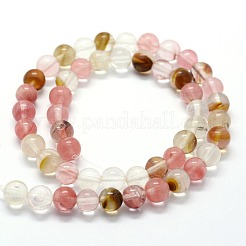 Tigerskin Glass Beads Strands&nbsp;G-I199-16-6mm