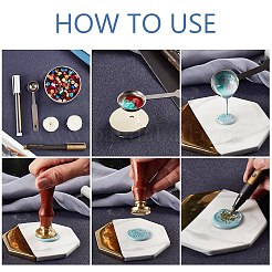 Sealing Wax Beads Wax Seal Kit&nbsp;DIY-CP0003-43