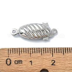 Non-Tarnish 304 Stainless Steel Box Clasp&nbsp;STAS-Q318-02P
