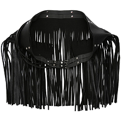 Imitation Leather Fringe Skirt Waist Belts&nbsp;AJEW-WH20020-266A