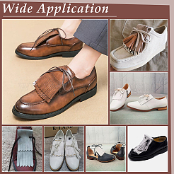 PU Leather Lace-on Shoe Fringes&nbsp;FIND-WH0191-31A