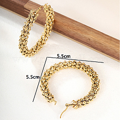 201 Stainless Steel Hoop Earring for Women&nbsp;MC0462-2