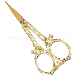 Zinc Alloy with Stainless Steel Embroidery Scissors&nbsp;AJEW-SC0004-33G