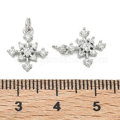 SHEGRACE Brass Micro Pave Cubic Zirconia Pendants&nbsp;XGRQ3D201-487P