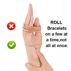 50 Strands Spring Bracelets&nbsp;TWIR-BC0001-53