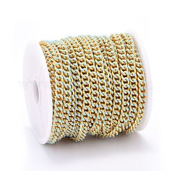Two Tone Handmade Brass Curb Chains&nbsp;CHC-I035-01G-05