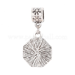 Tibetan Style Alloy European Dangle Charms&nbsp;MPDL-G024-01AS
