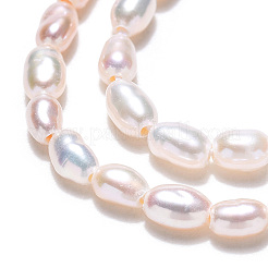 Natural Cultured Freshwater Pearl Beads Strands&nbsp;PEAR-N012-02K