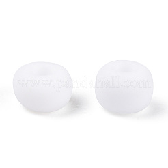 Frosted Opaque 6/0 Glass Seed Beads&nbsp;SEED-R029-4mm-A01