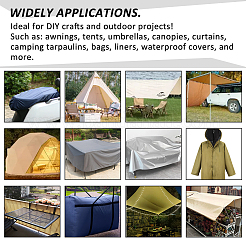 Waterproof Canvas Outdoor Oxford Cloth Fabric&nbsp;AJEW-WH0348-168B