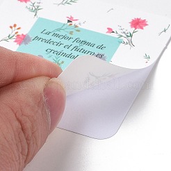 50Pcs Inspirational Spanish Word Paper Stickers Set&nbsp;DIY-C062-03