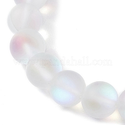 Beach Dolphin Dyed Synthetic Turquoise Bead Bracelets&nbsp;BJEW-JB10252-03