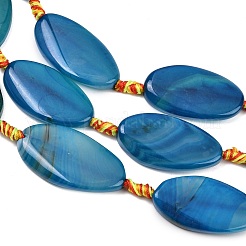 Natural Banded Agate Beads Strands&nbsp;G-F825-H01-01A