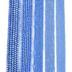 Electroplate Glass Beads Strands&nbsp;EGLA-A044-P1mm-A17
