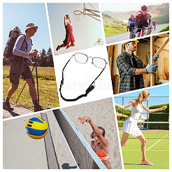 4Pcs Nylon Adjustable Sports Eyeglass Strap with Buckle&nbsp;AJEW-GF0006-70