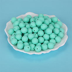 Round Silicone Focal Beads&nbsp;SI-JX0046A-38