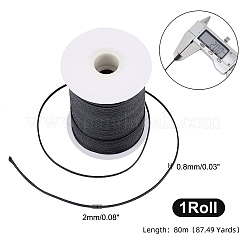 Flat Waxed Polyester Thread  Cords&nbsp;YC-WH0011-02