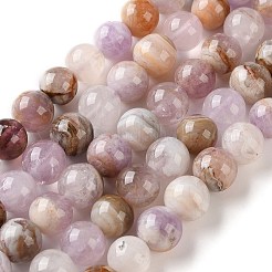 Natural Amethyst Lace Agate Beads Strands&nbsp;GG-CBABD99-04-8mm