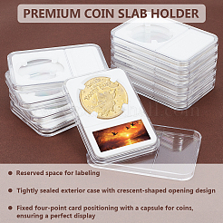 Plastic Coin Storage Box&nbsp;AJEW-WH0009-74B