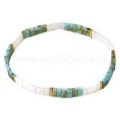 Ethnic Style Japanese Tila Glass Seed Beads Stretch Bracelets for Women&nbsp;MU4713