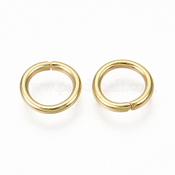 304 Stainless Steel Open Jump Rings&nbsp;X-STAS-R060-8x1.2