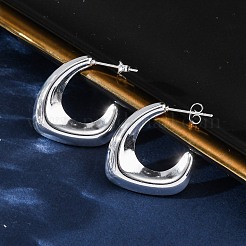 304 Stainless Steel Stud Earrings&nbsp;EJEW-A125-35S