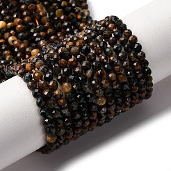 Natural Tiger Eye Bead Strands&nbsp;G-L629-B02-3mm
