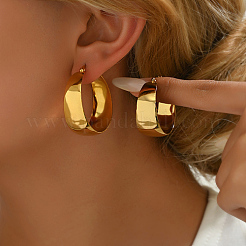 304 Stainless Steel Hoop Earrings for Women&nbsp;RH3745-1